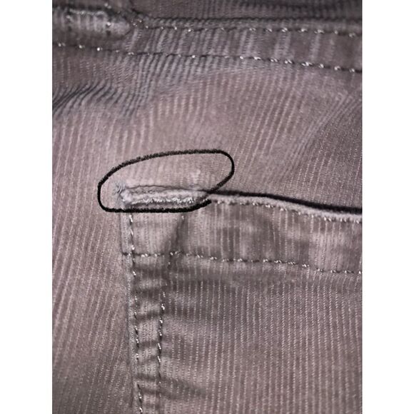 Talbots High Rise Straight Leg Corduroy Pants - Picture 6 of 9